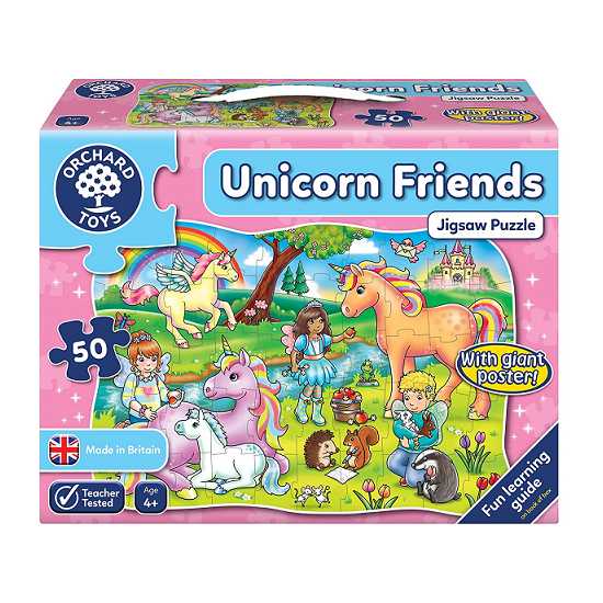 ORCHARD TOYS, Unicorn Friends Jigsaw Puzzle สำหรับ 4 ปี+ ลิขสิทธิ์แท้ นำเข้าจากอังกฤษ
