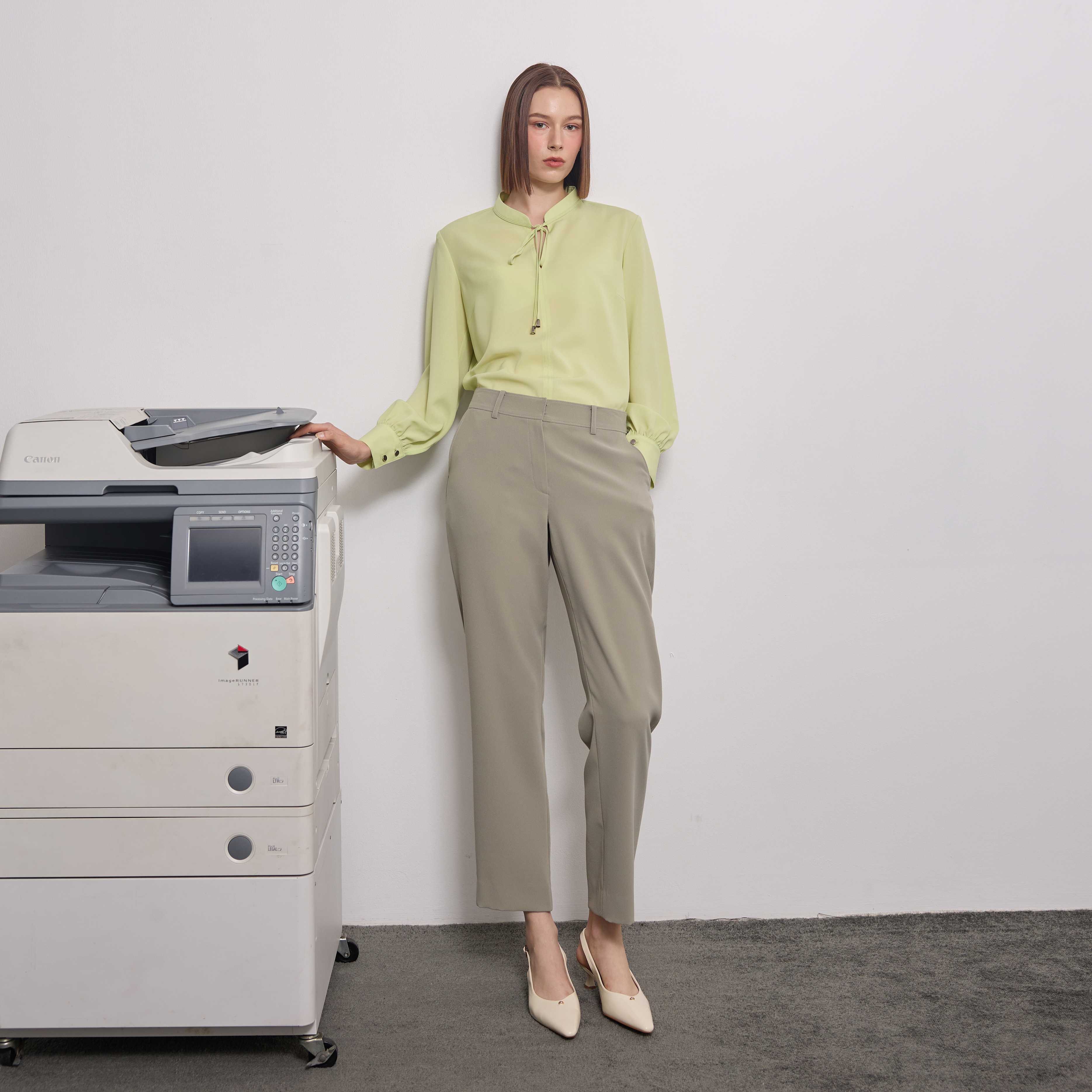 CK BOOTCUT TROUSERS - GREEN