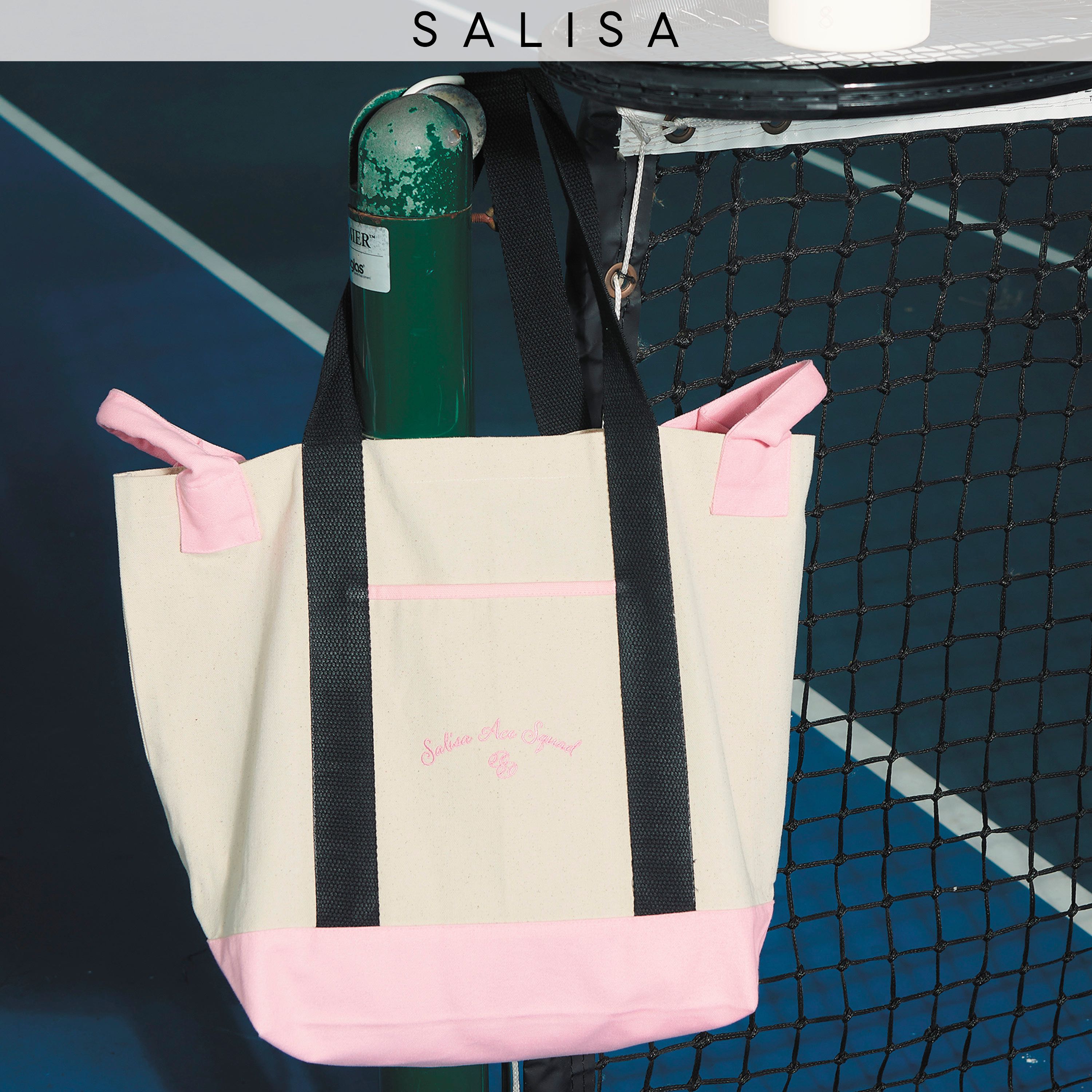 SS24 TOTE BAG (ด้านในมีช่องซิป และช่องขวดน้ำ)