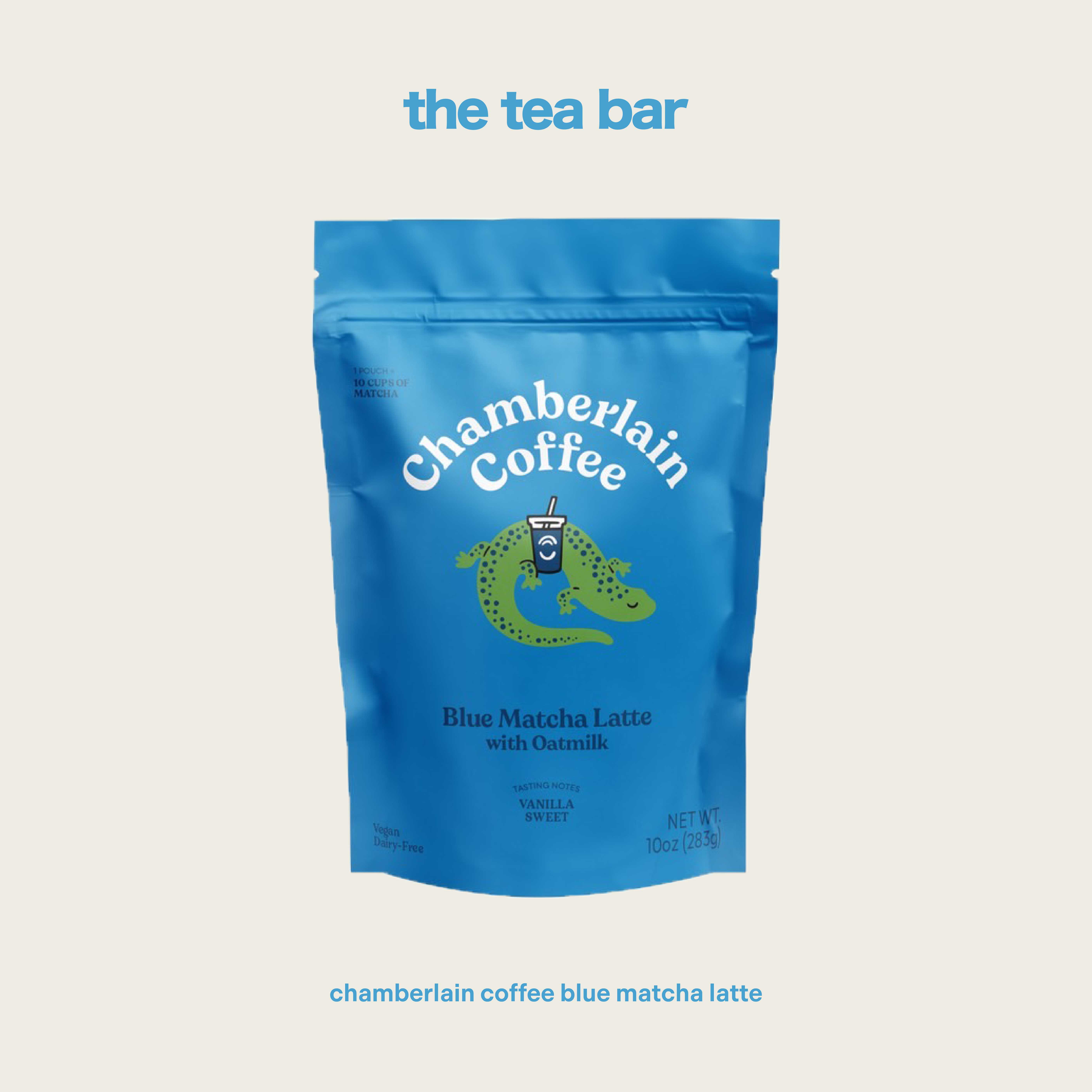 CHAMBERLAIN COFFEE blue matcha latte