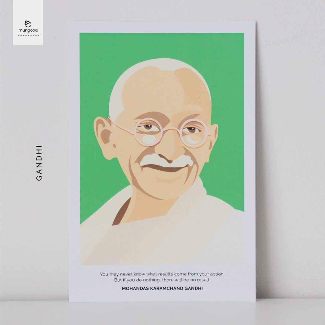 โปสการ์ด มันกู๊ด คอลเล็คชั่นป๊อปอาร์ต GANDHI