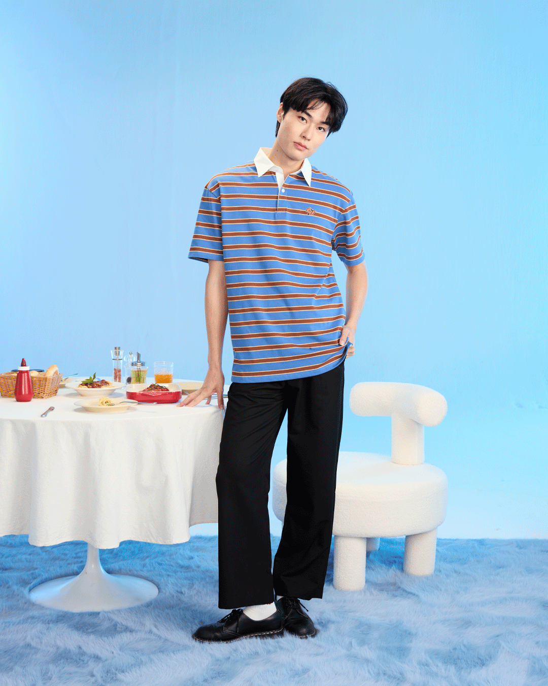 (Look16)  Bread&Butter Adult Polo