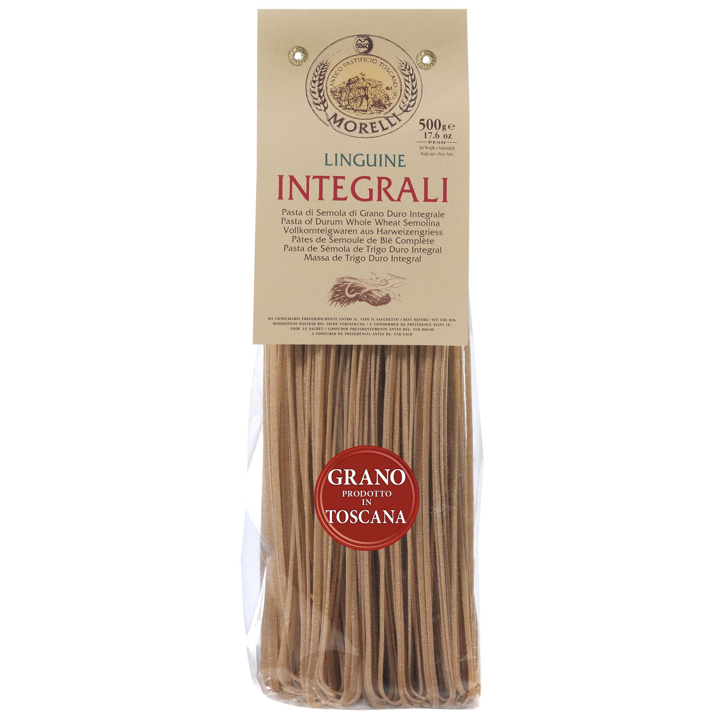 Whole Wheat Linguine BIO Morelli - 500gr