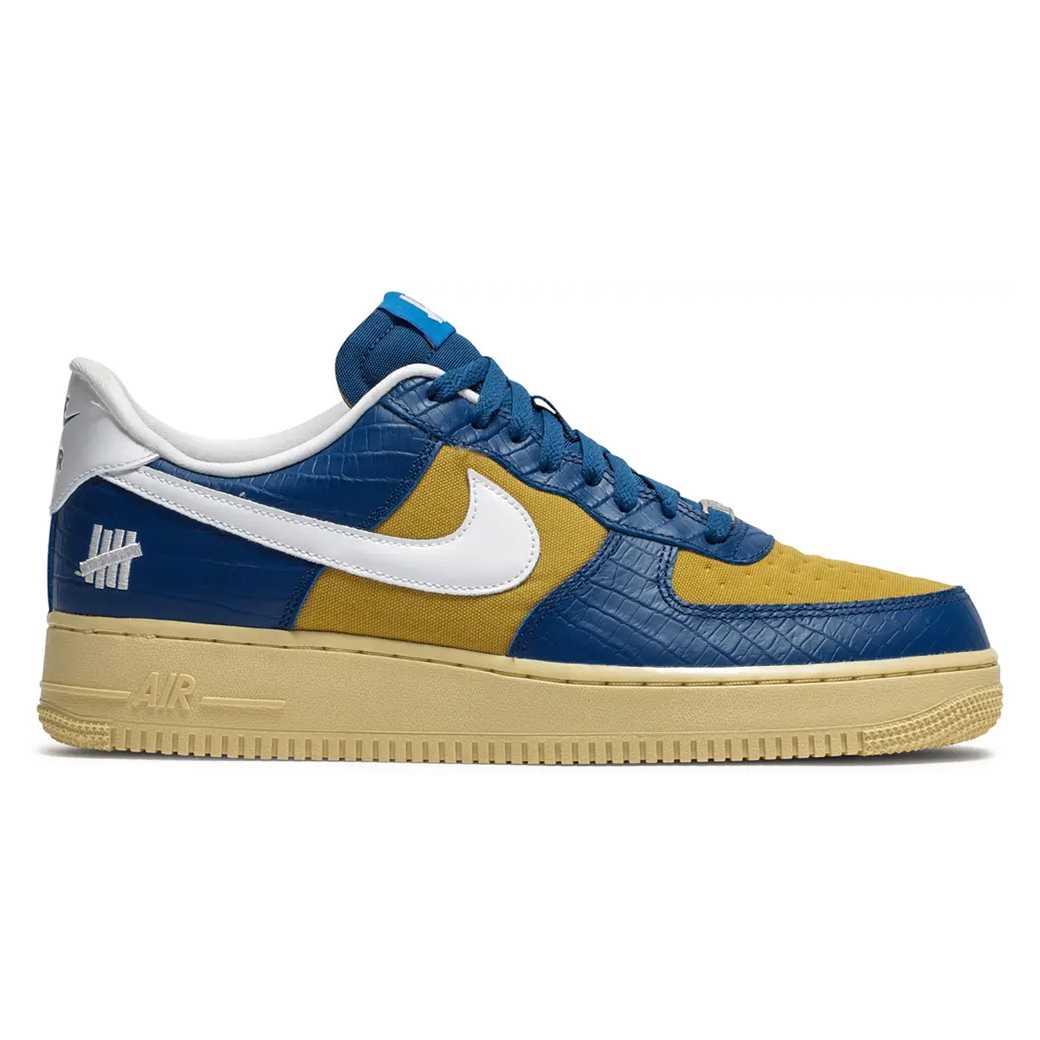 Nike Air Force 1 Low SP X Undefeated 5 On It (BLUE YELLOW CROC)