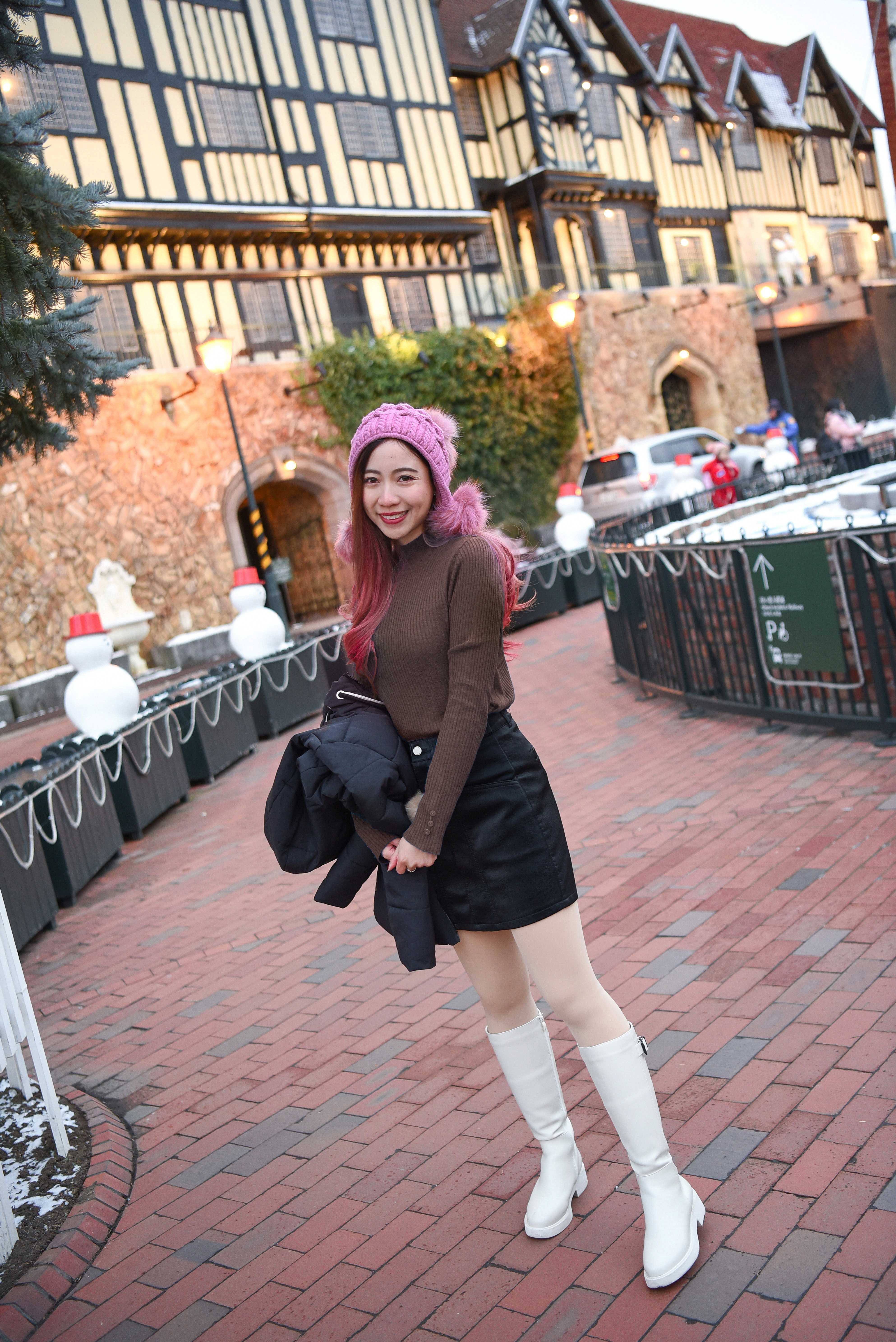 KozySnow T0003 เสื้อสเวตเตอร์ เสื้อสเวตเตอร์ผู้หญิง เสื้อสเวตเตอร์แขนยาว แฟชั่นกันหนาว