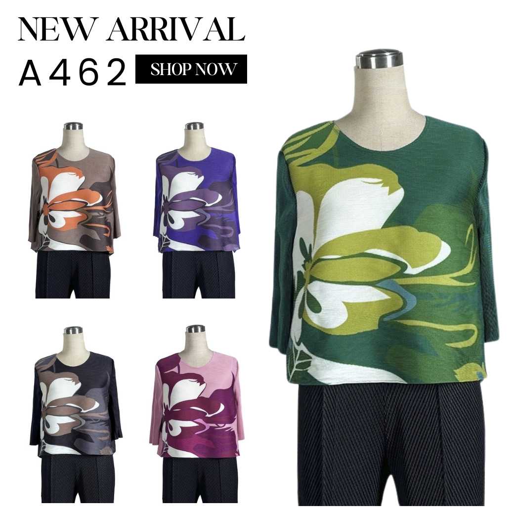 Peatbynisa A462 เสื้ออัดพลีท เนื้อผ้าPolyester100%