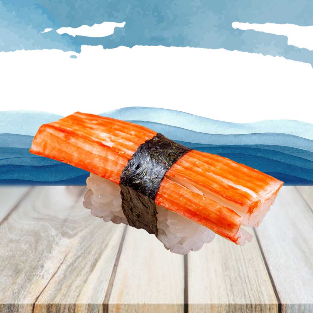 Kani Nigiri	 ข้าวปั้นหน้า ปูอัด