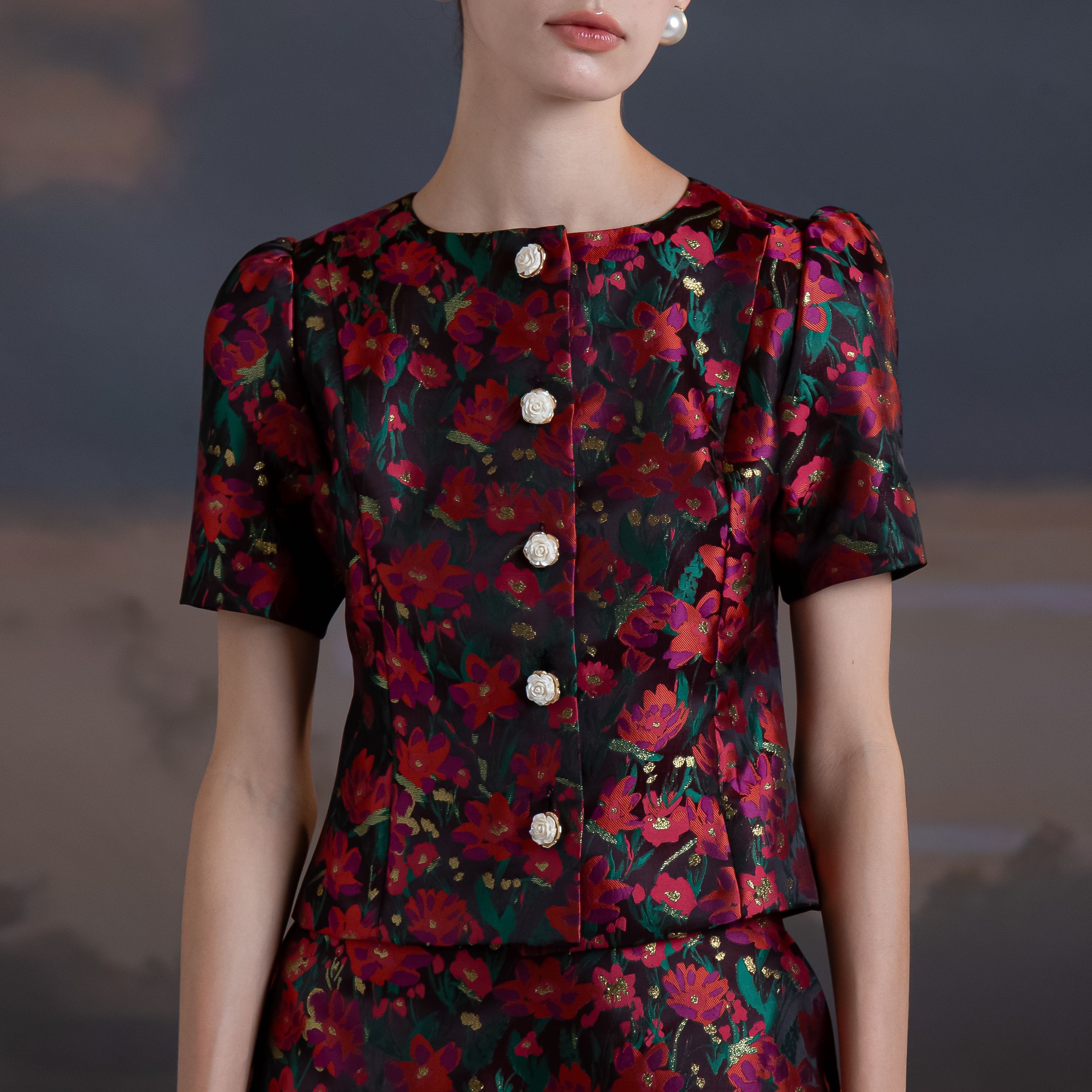 Cardigan Princess Top