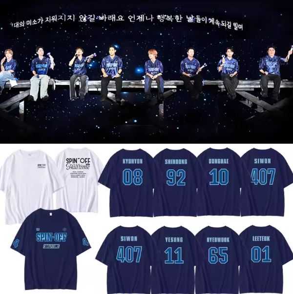 Pre-Order | เสื้อยืด Super Junior : 2024 Super Junior [SUPER SHOW SPIN-OFF : Halftime]