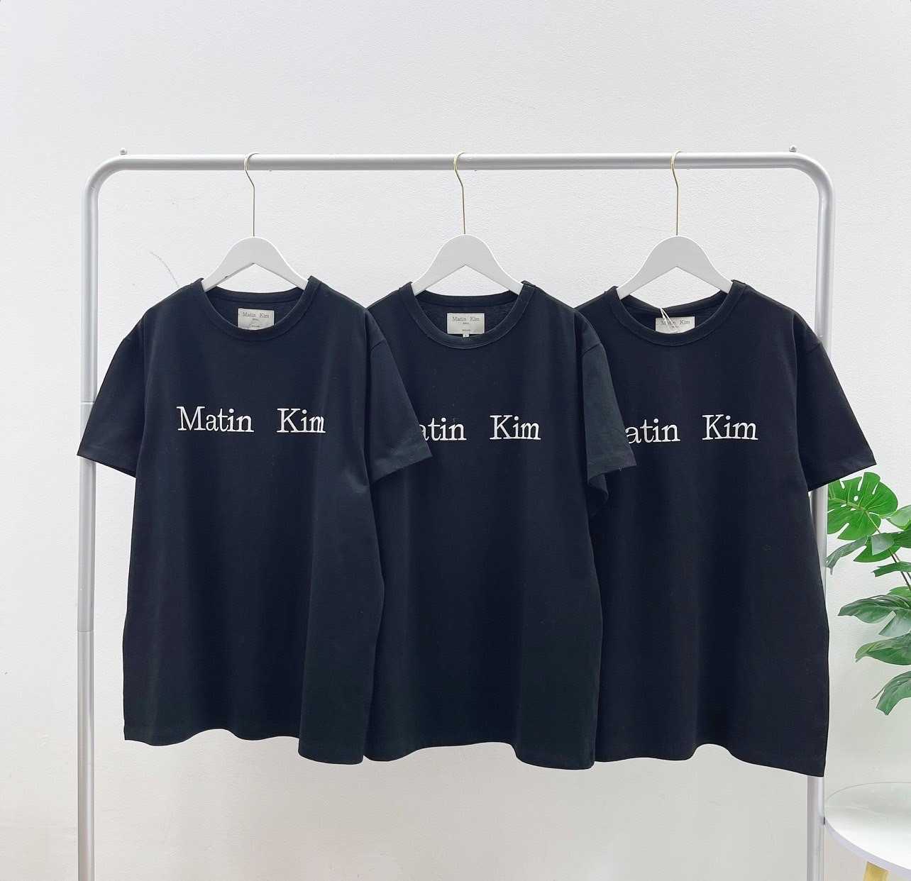 Matin Kim Basic T-Shirt (Black)