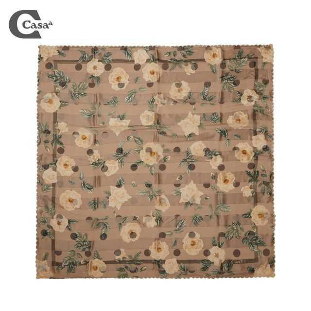 POLKADOT DOUBLE SIDED SCARF (OFF WHITE) NO.11