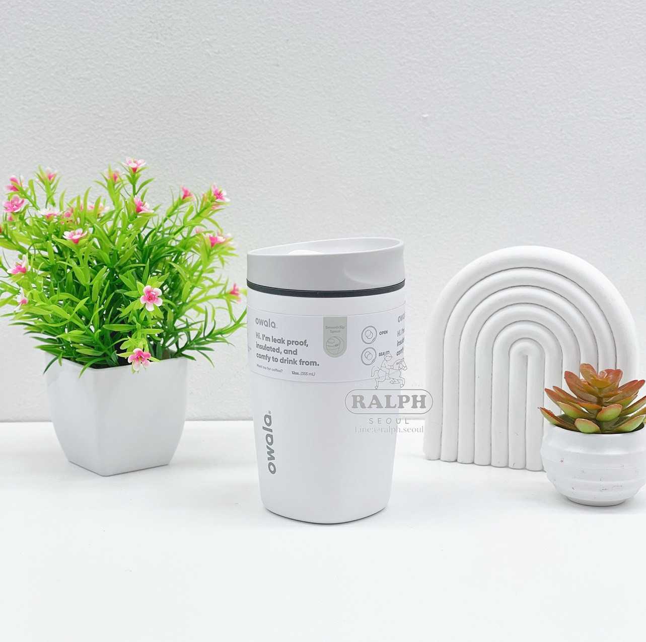 Owala SmoothSip 12 Oz (Shy Marshmallow)