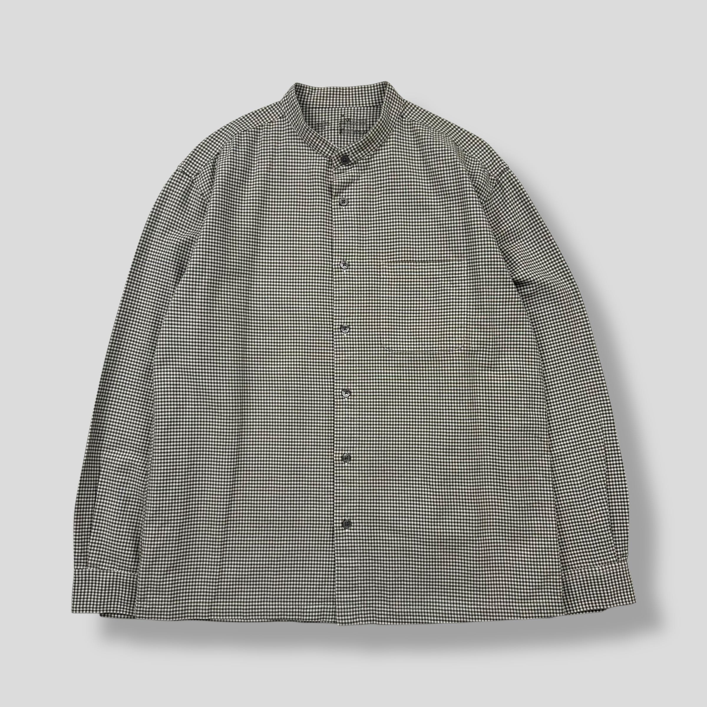 MUJI STAND COLLAR POCKET SHIRT 