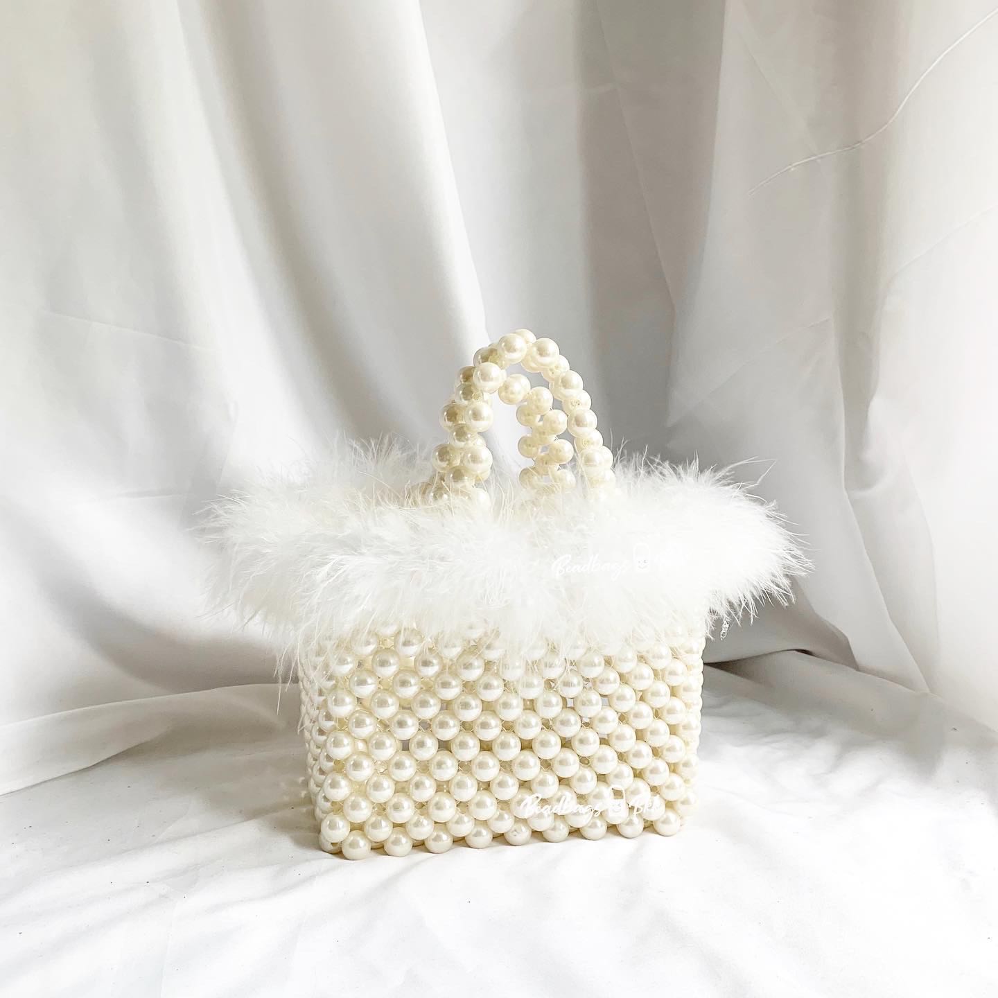 Fluffy  beadsbag