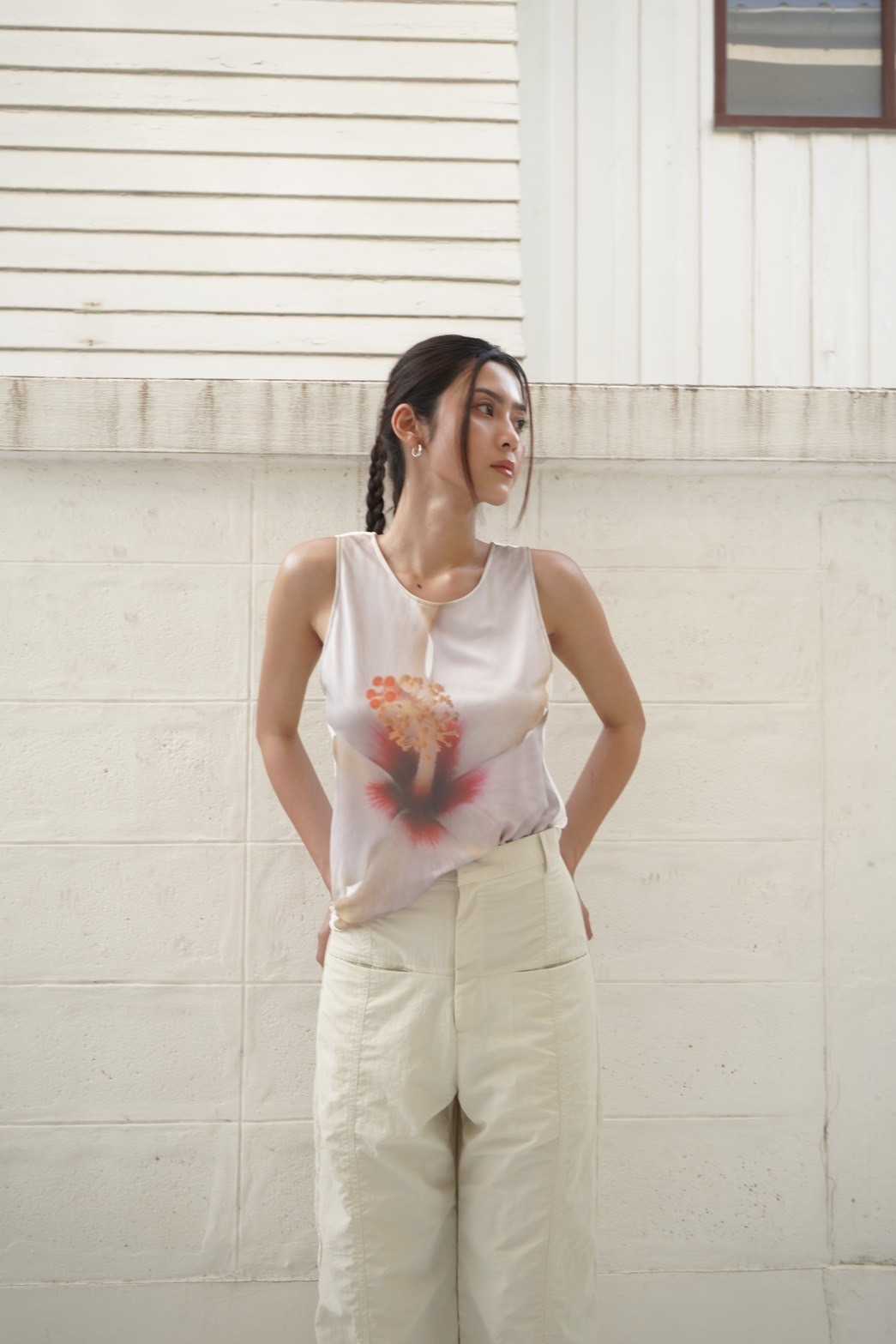 Weekend begins - Evan Printed Top