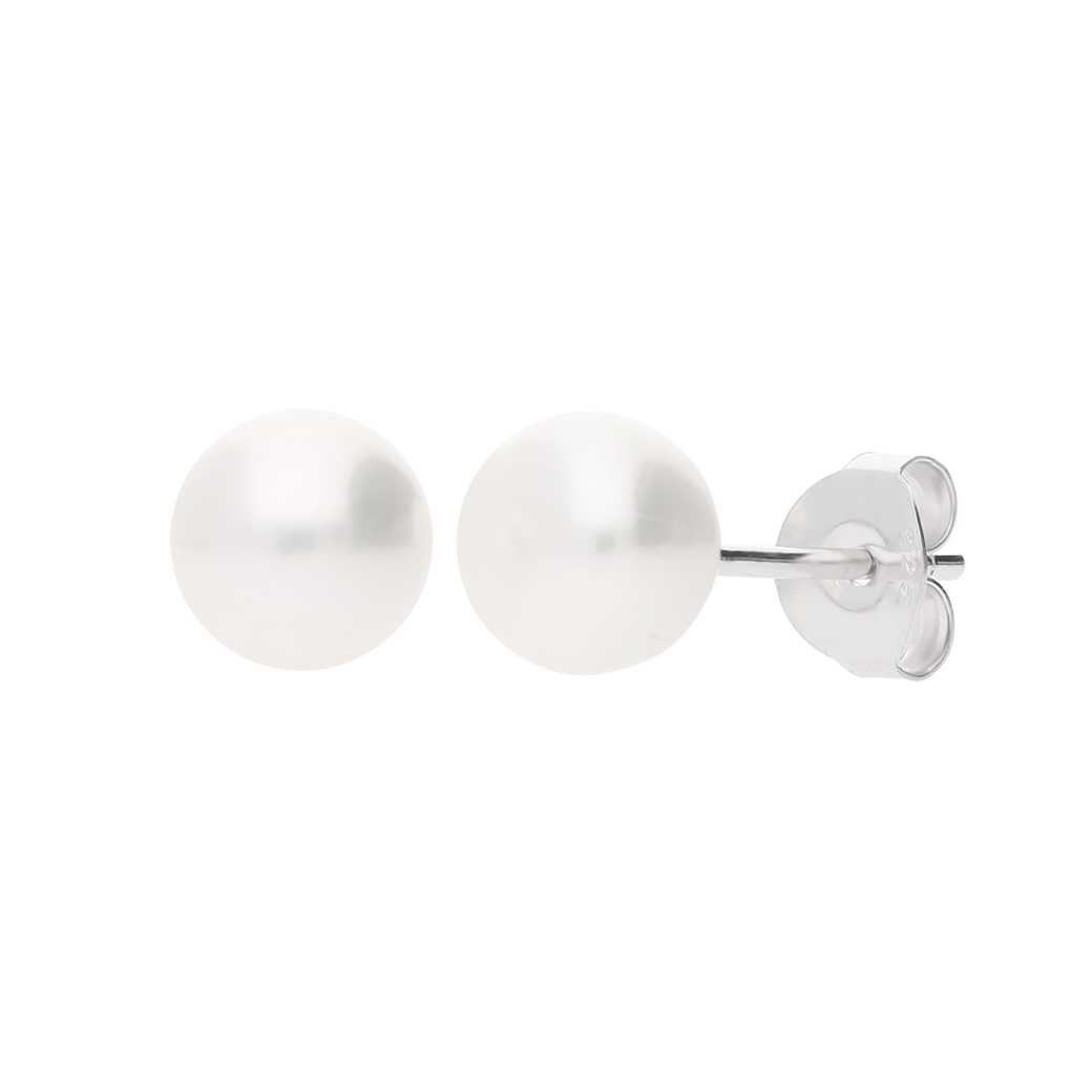 AURORA ต่างหูมุกแท้ Stunning Pearl ตัวเรือนเงินแท้ 92.5%