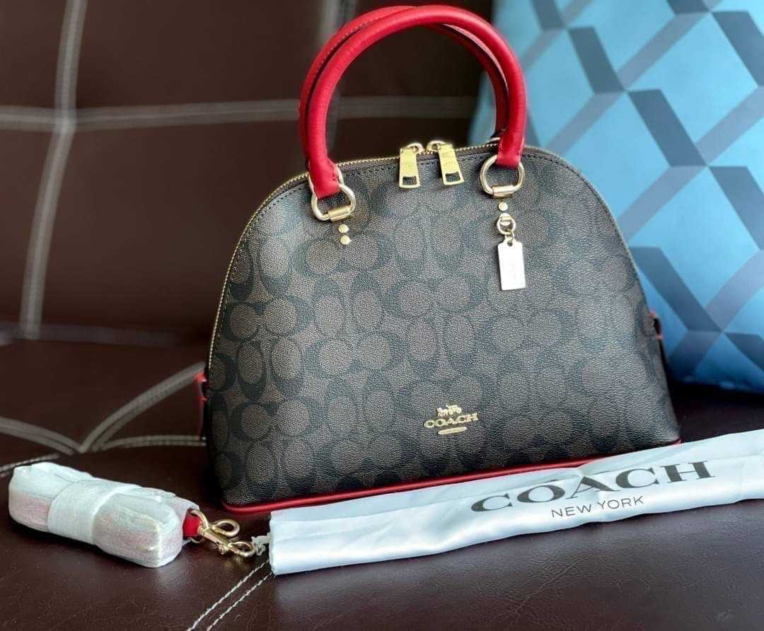 กระเป๋าสะพาย Coach KATY SATCHEL IN SIGNATURE CANVAS (COACH 2558)