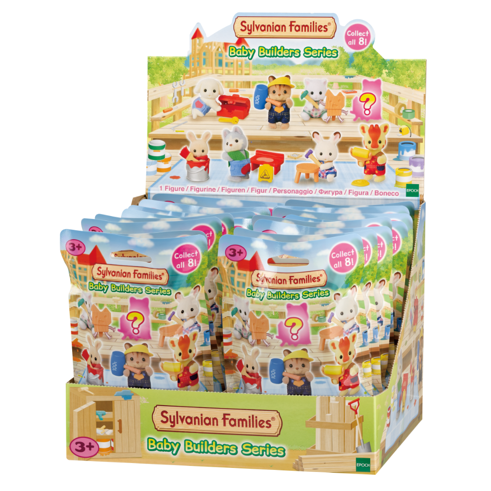 แบบยกกล่อง 1 กล่อง 16 ชิ้น Sylvanian: Baby Builders Series(Blind Pack) ซองสุ่ม เบบี้บิ้วเดอร์