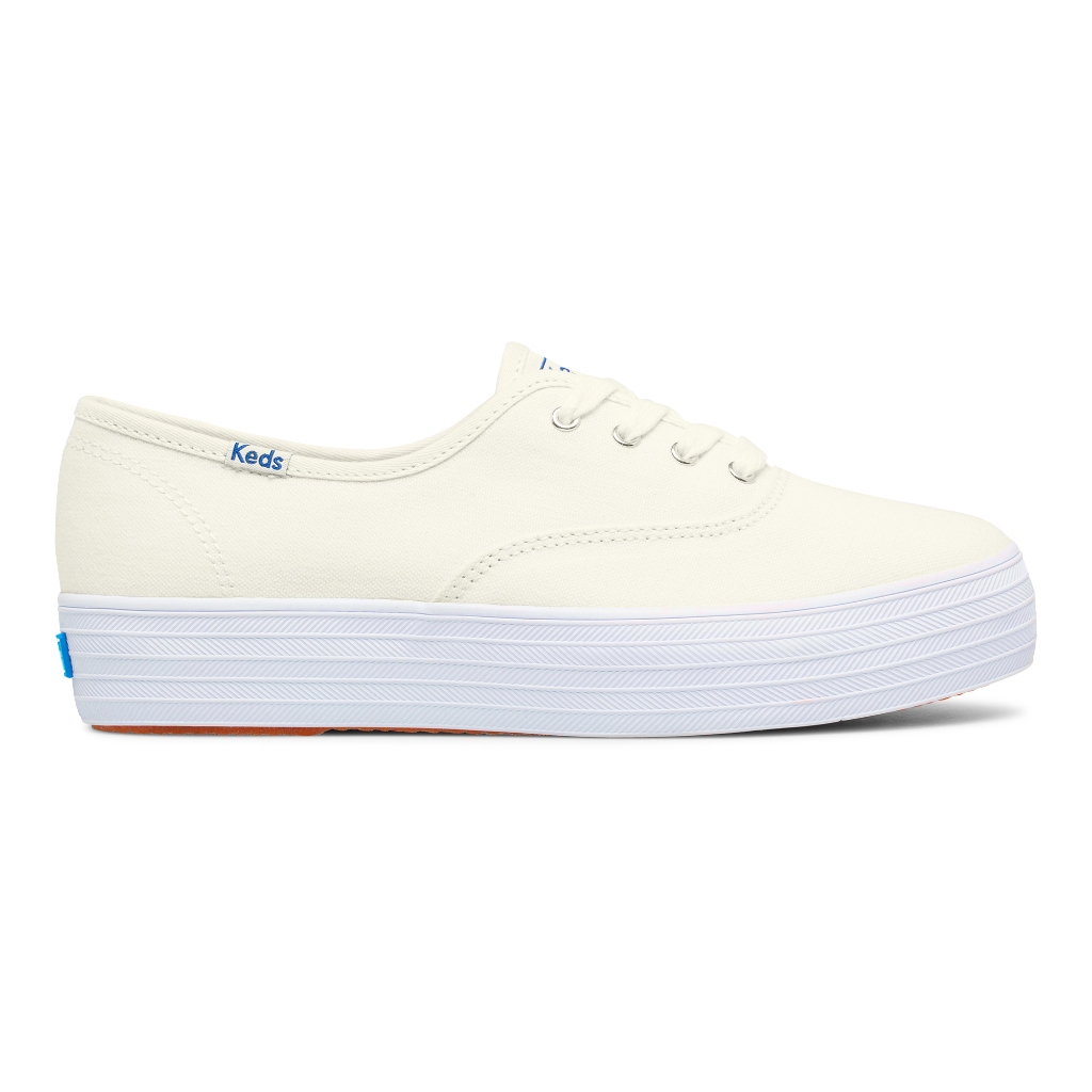 Keds รุ่น Triple CVO รองเท้าผ้าใบ ผู้หญิง สี White - WF64854