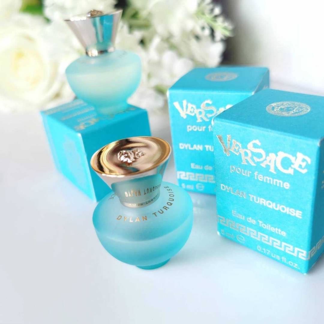 Versace​ Dylan​ Turquoise​ Pour​ Femme​ EDT 5ml น้ำหอมมินิ หัวแต้ม