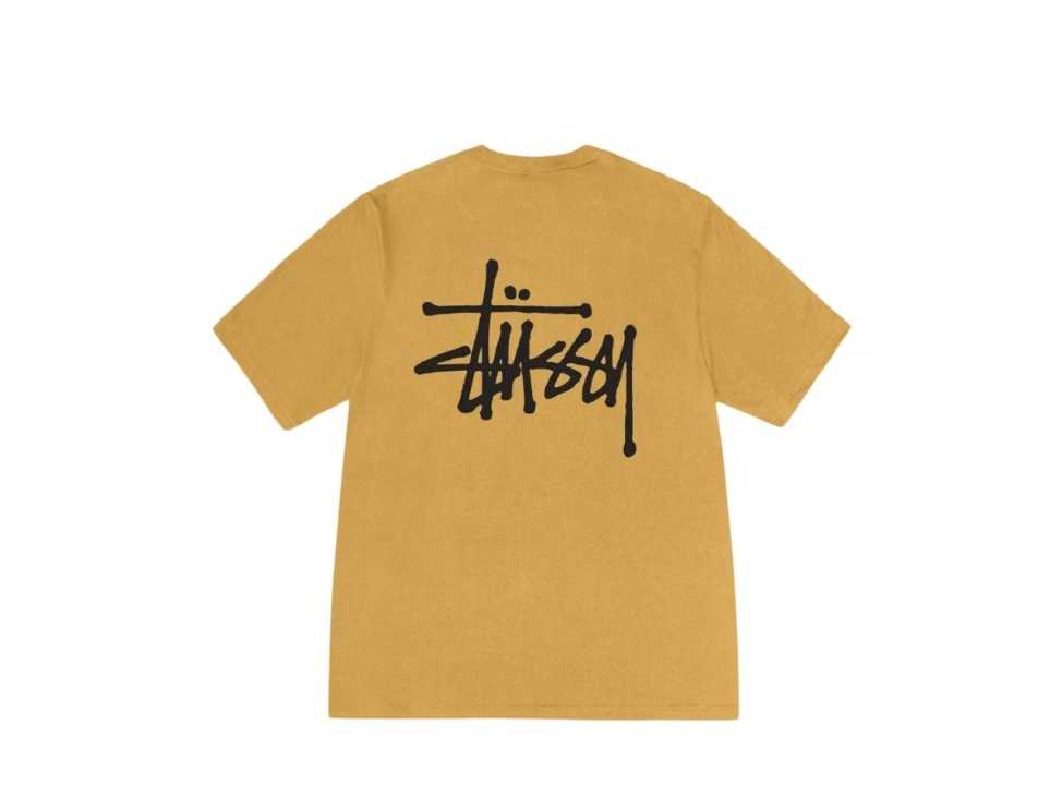 Stussy​ Basic​ Curry​ tee
