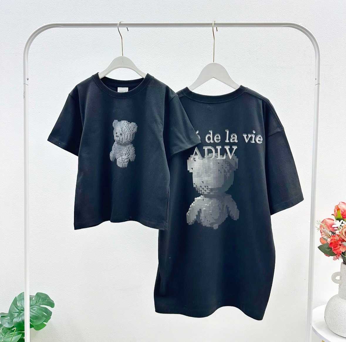 พร้อมส่ง ADLV Block Bear T-Shirt ( Black )