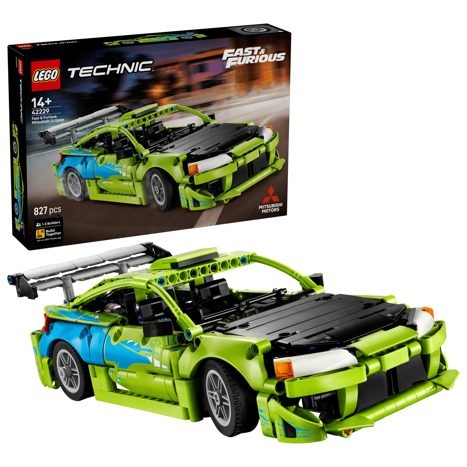 LEGO 42229 Fast and Furious Mitsubishi Eclipse Car(สินค้าซื้อแล้วไม่รับเปลี่ยนคืน)