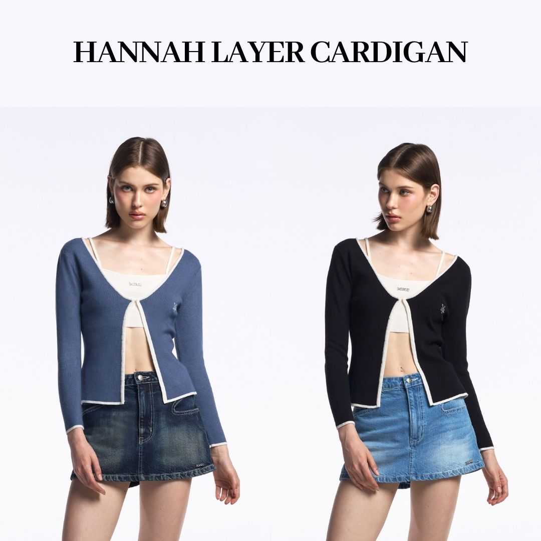 Merge Official - Hannah Layer Cardigan (จัดส่ง 18/08)(เปิดขาย 15 Jul 20.00)