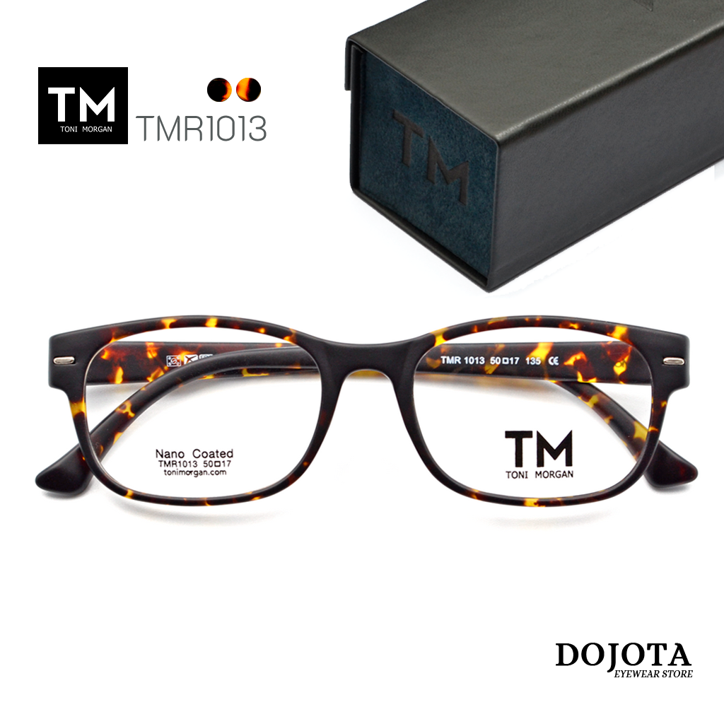 กรอบแว่นลายกระ Toni Morgan รุ่น TMR1013 สีกระ น้ำหนักเบา ยืดหยุ่นดี
