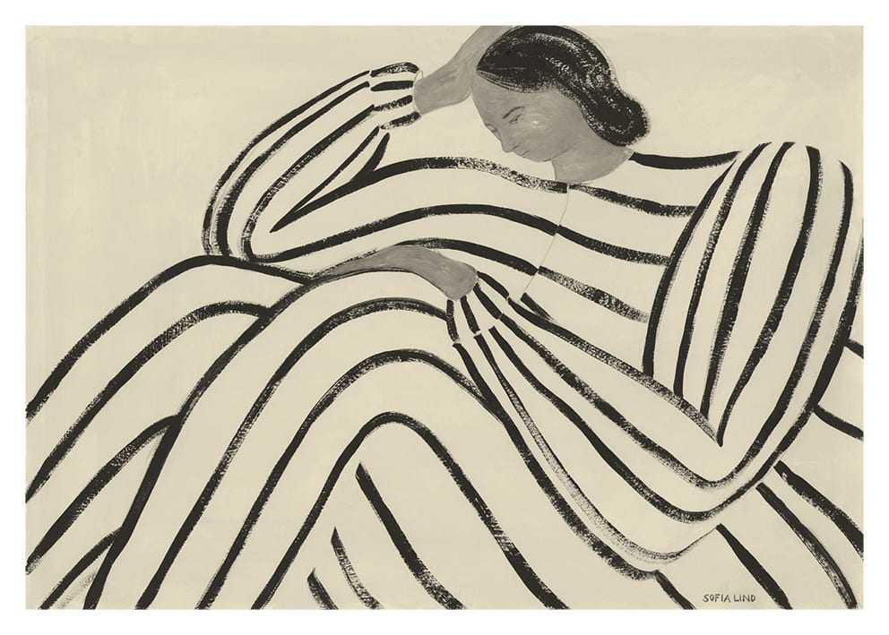 [70 x 100 cm] Waiting BY Sofia Lind (ONLY POSTER SIZE 70 x 100 cm.)