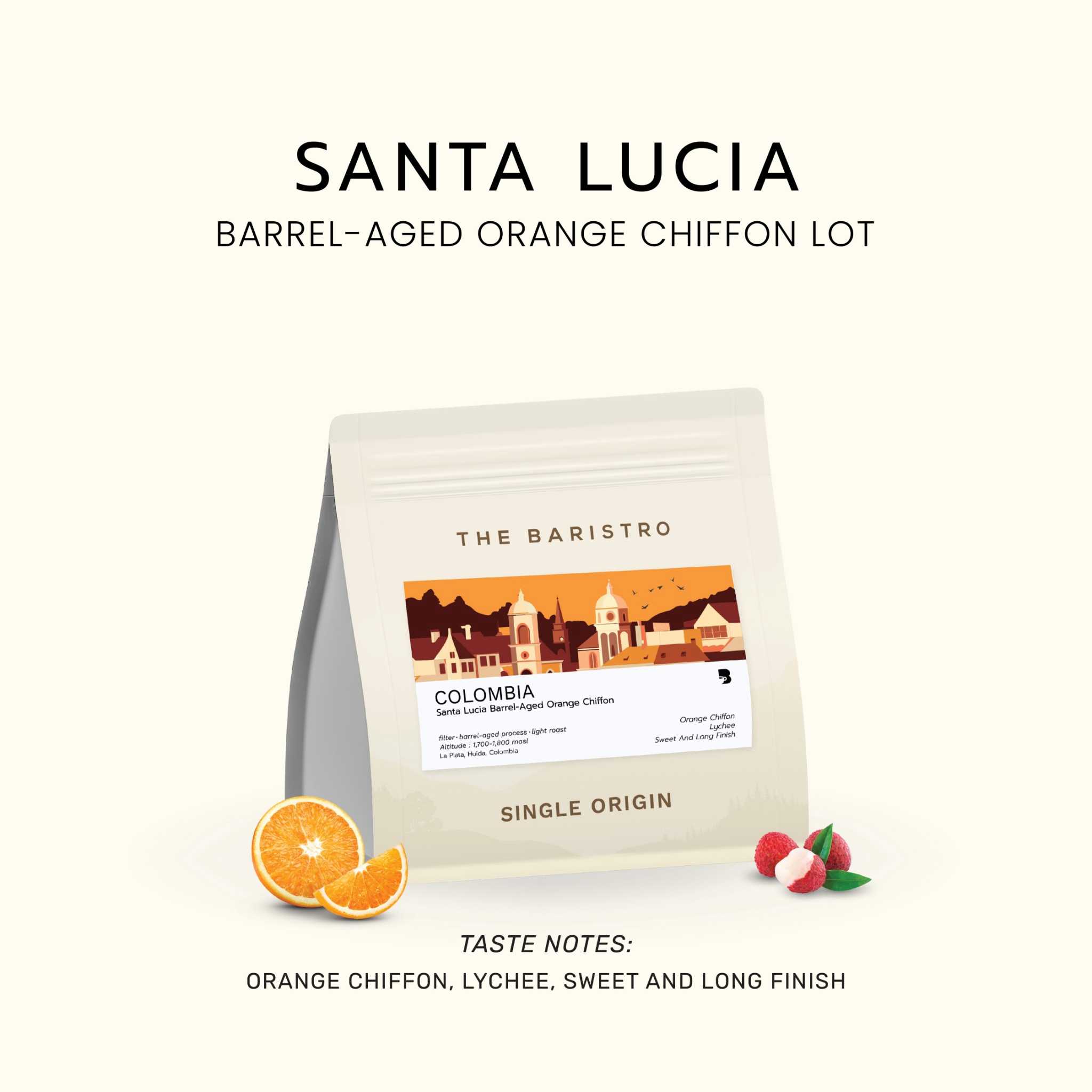 Colombia Santa Lucia Barrel-Aged Orange Chiffon Lot