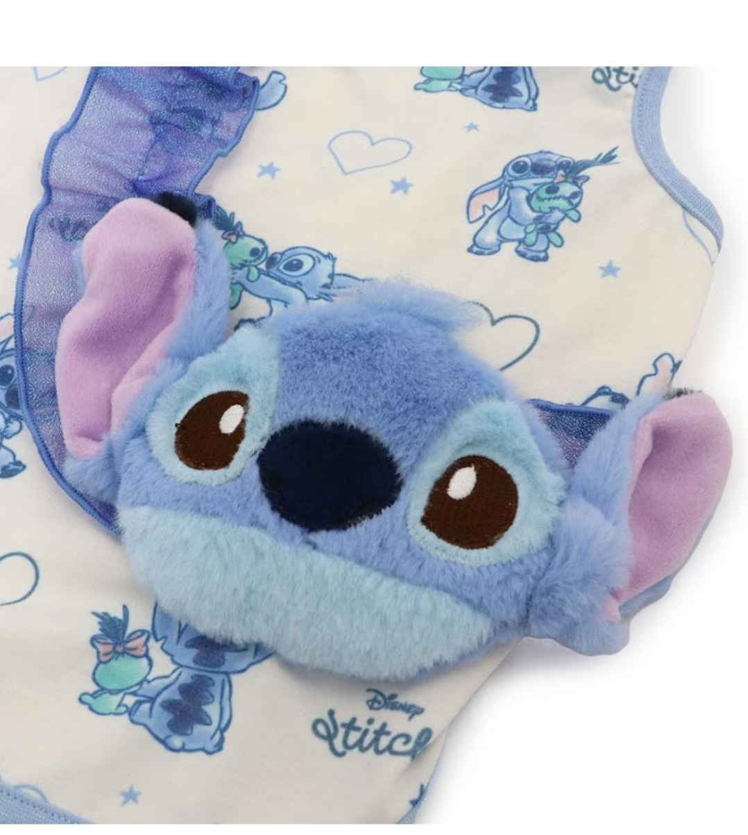 (Pre-order) ชุดเสื้อผ้าสุนัขลาย Stitch พร้อมกระเป๋า 3 มิติ – PET PARADISE