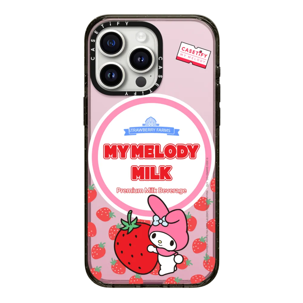[พร้อมส่ง] CASETiFY | My Melody Strawberry Milk Case