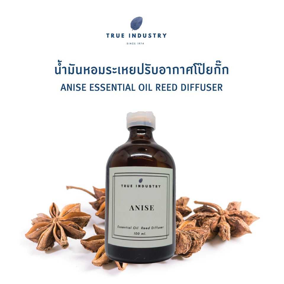 น้ำมันหอมระเหย โป๊ยกั๊ก สำหรับปรับอากาศ (Anise Essential Oil Reed Diffuser)
