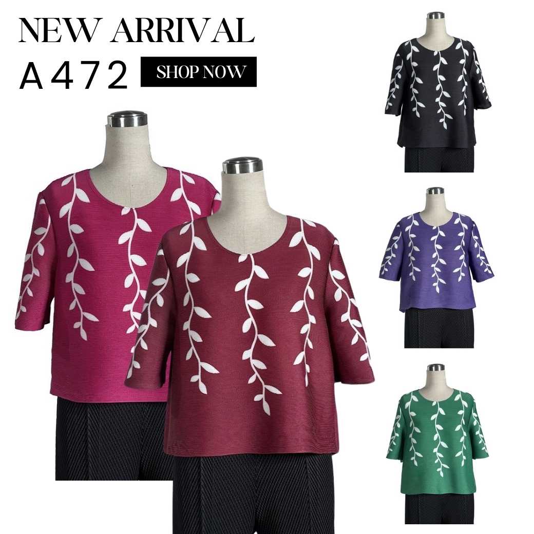 Peatbynisa A472 เสื้ออัดพลีท เนื้อผ้าPolyester100%