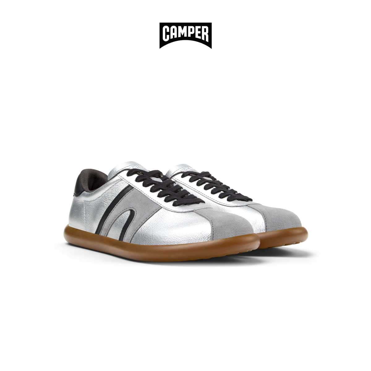 CAMPER รองเท้าผ้าใบ ผู้หญิง รุ่น Pelotas Soller สีเทา ( SNK -  K201608-012 )