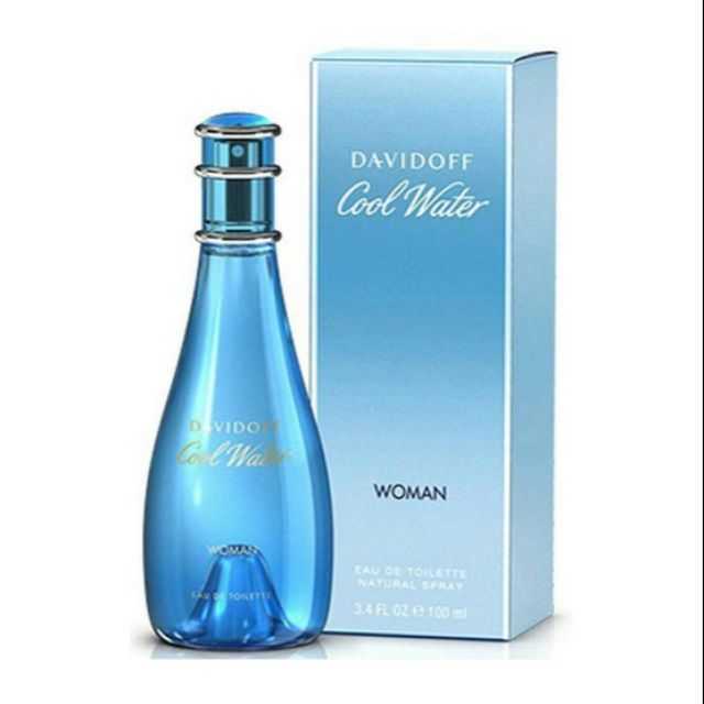 DAVIDOFF COOL WATER WOMMAN 100 ml.