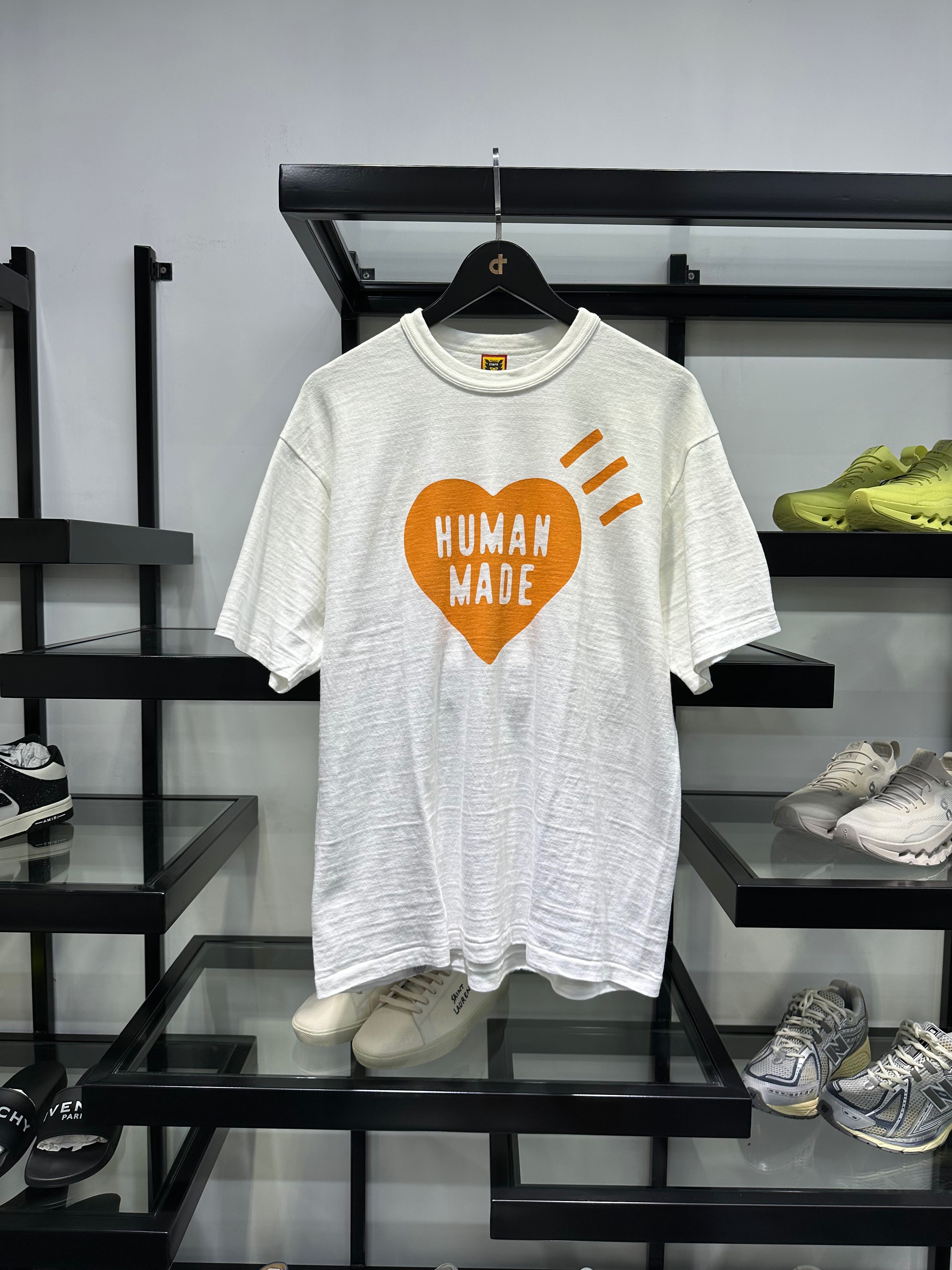Human Made Orange Heart #22 (White)