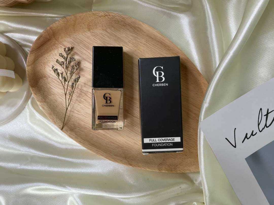 Cherben-1 แถม 1 รองพื้นกันแดด SPF50 PA+++ แถมฟรีฟองน้ำรองพื้นมูลค่า 179บาท