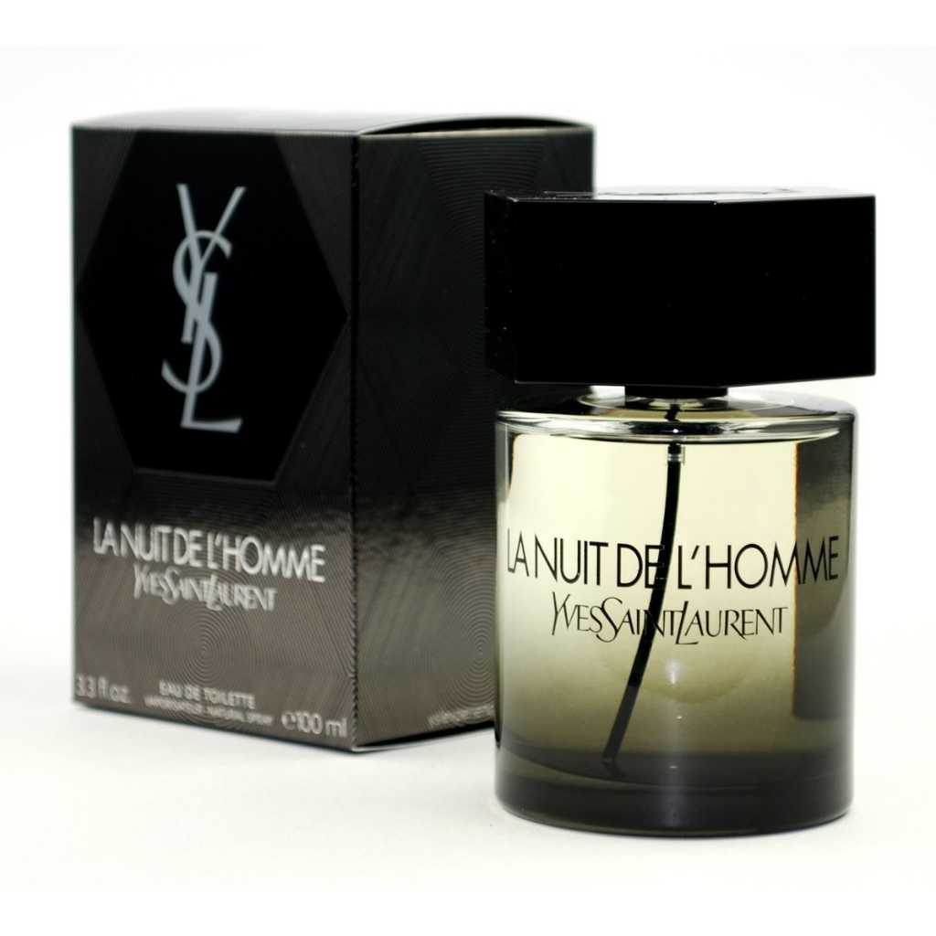 YSL Yves Saint Laurent La Nuit De L' Homme EDT 100 ml. กล่องซีล
