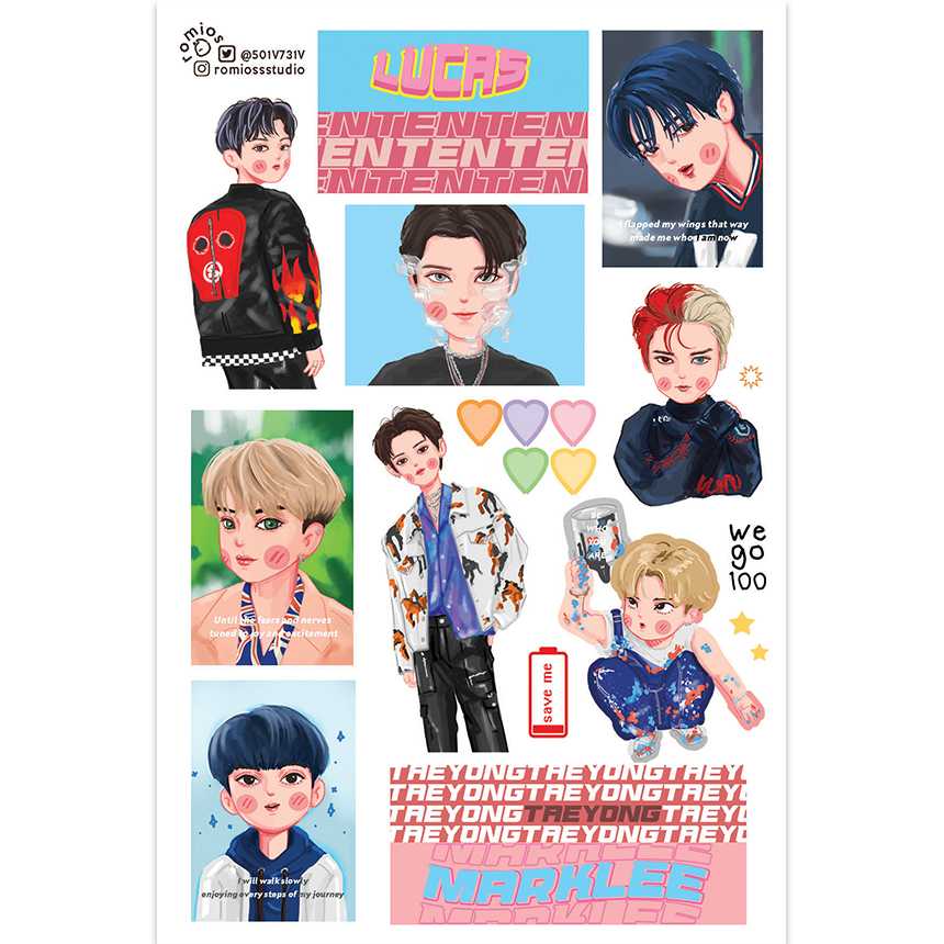 STICKER - Super M 100