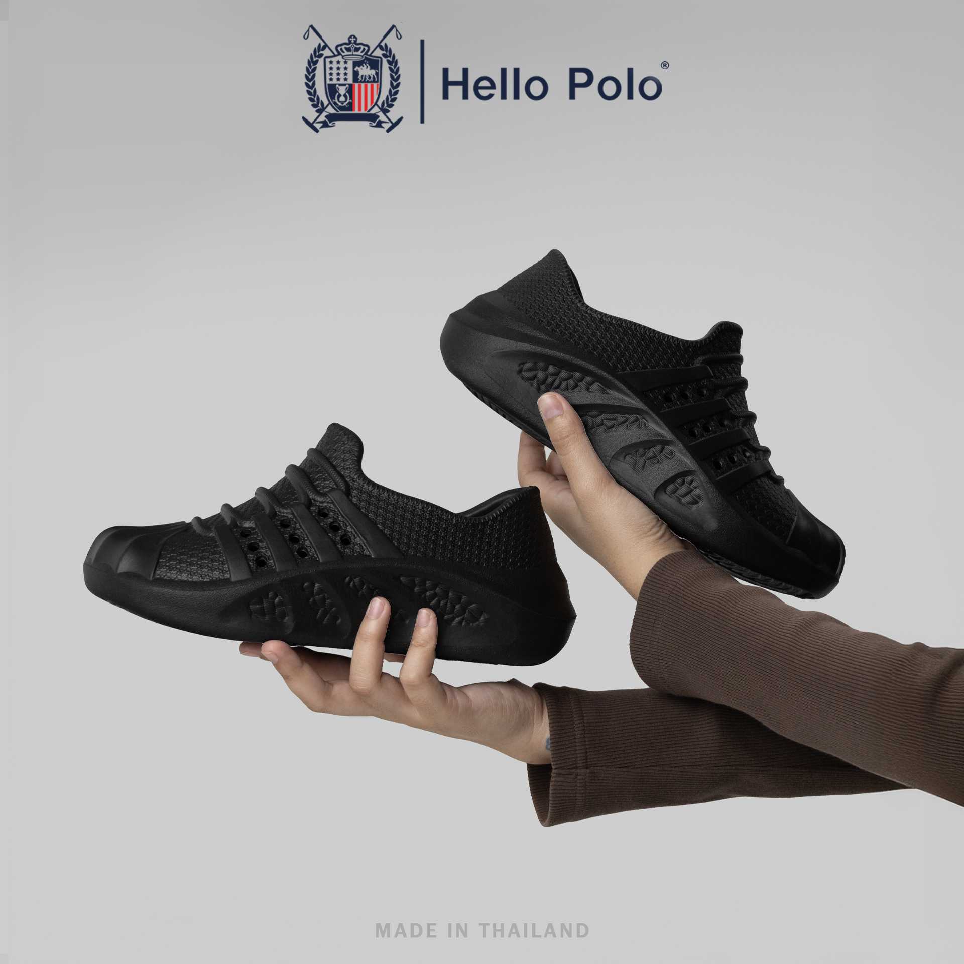 Hello Polo รุ่น HP8064 รองเท้าสลิปออน สำหรับผู้ชายและผู้หญิง Size 36-45