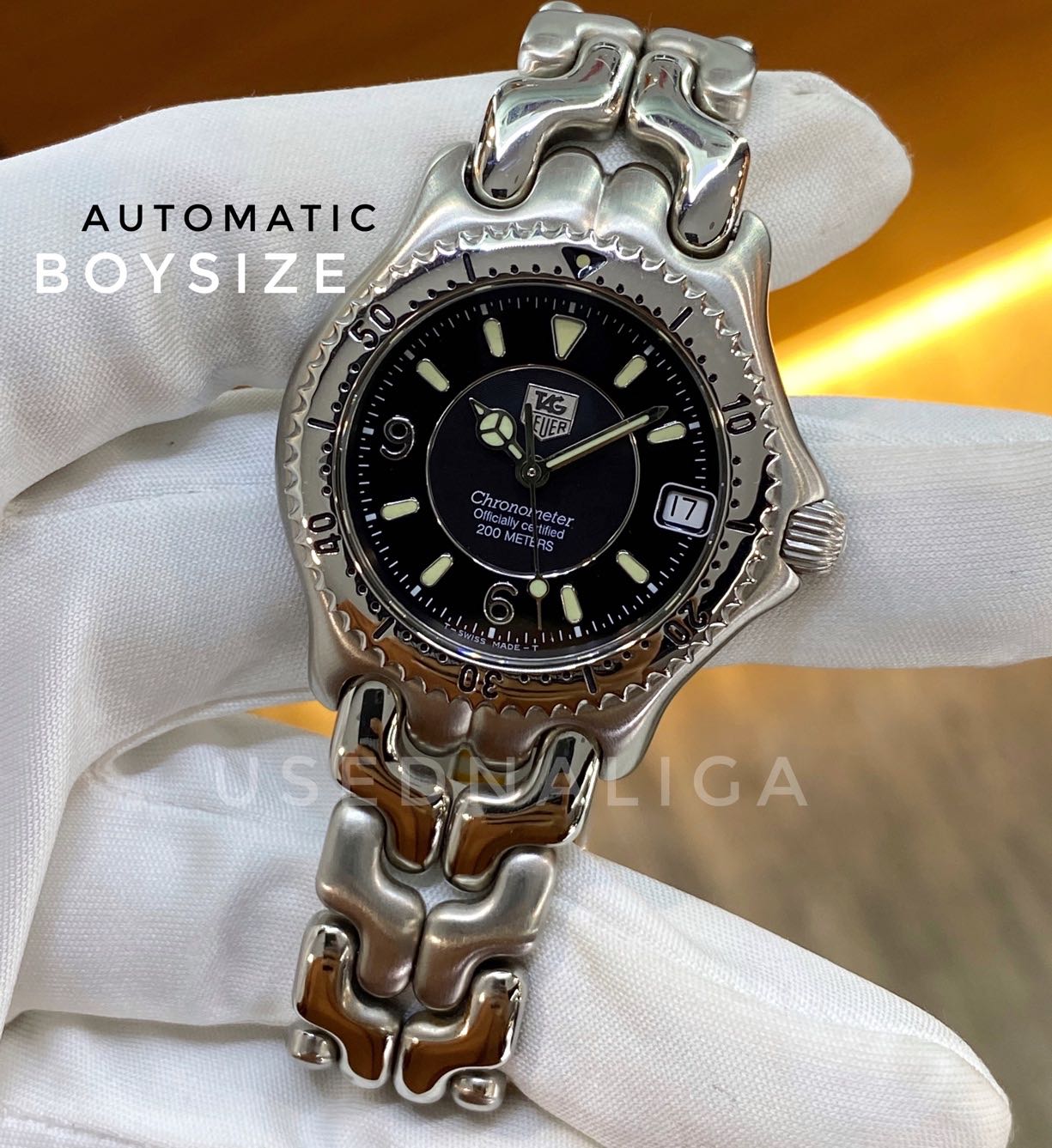 Tag Heuer  Rare Item Chronometer Automatic ‼️ ขนาดBoysize(33mm) ไม่รวมมะยม