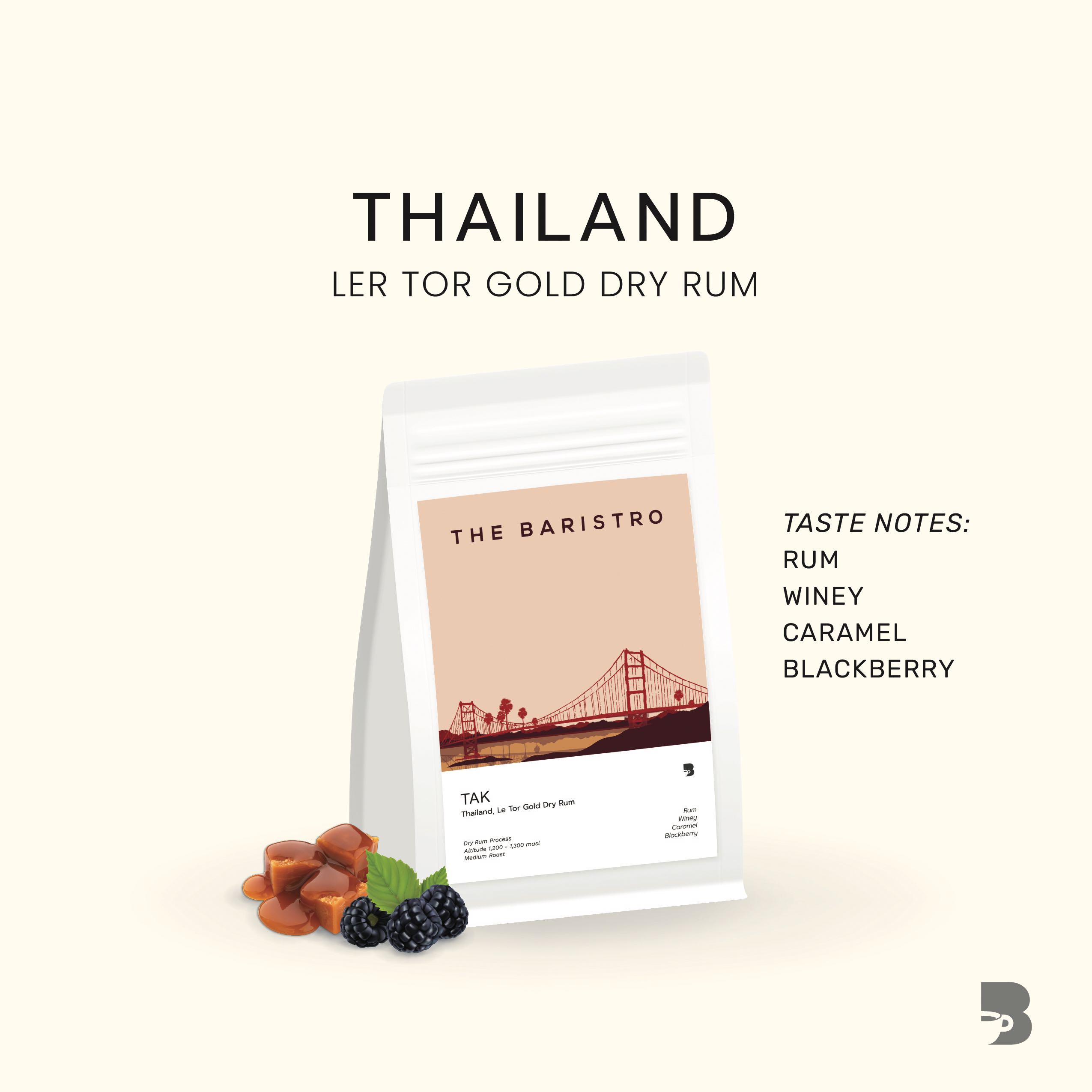 Thailand Le Tor Gold Dry Rum