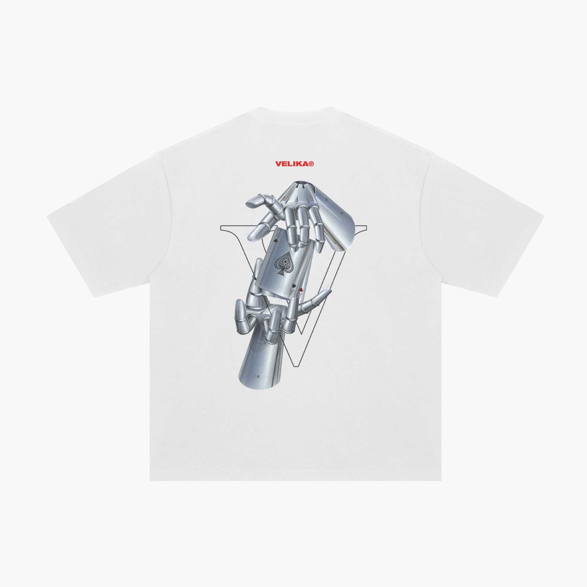 Pocket A Oversize T-Shirt [White]