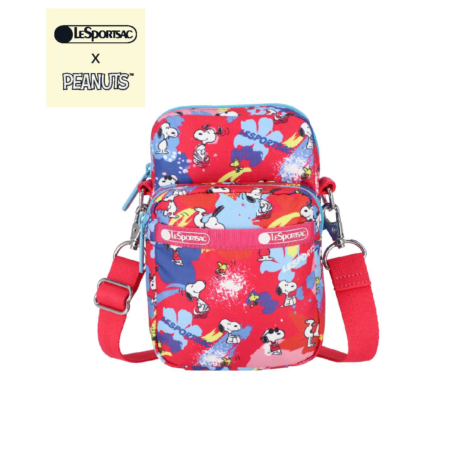 Lesportsac Mini Phone Bag กระเป๋าใส่มือถือ กระเป๋าสะพายข้าง Style 1301 Lesportsac x Peanuts