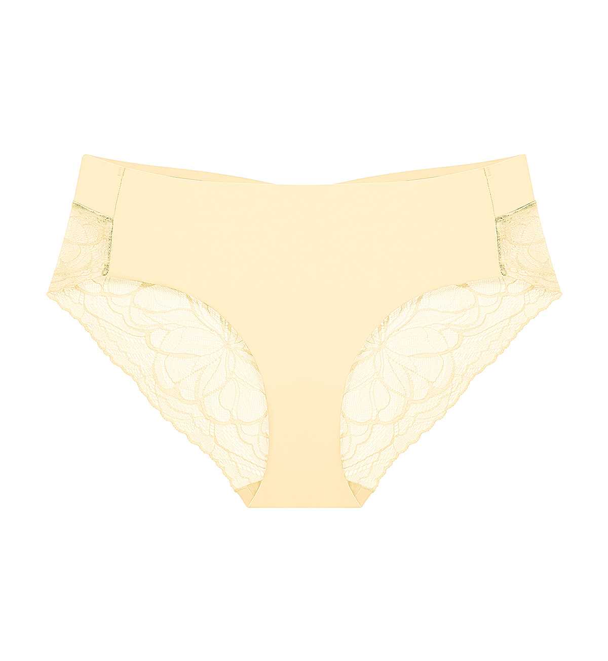 NEW 10221659 Body Make Up Illusion Lace Hipster AX-R 00AW กางเกงชั้นใน ฮิปสเตอร์ สีเหลือง