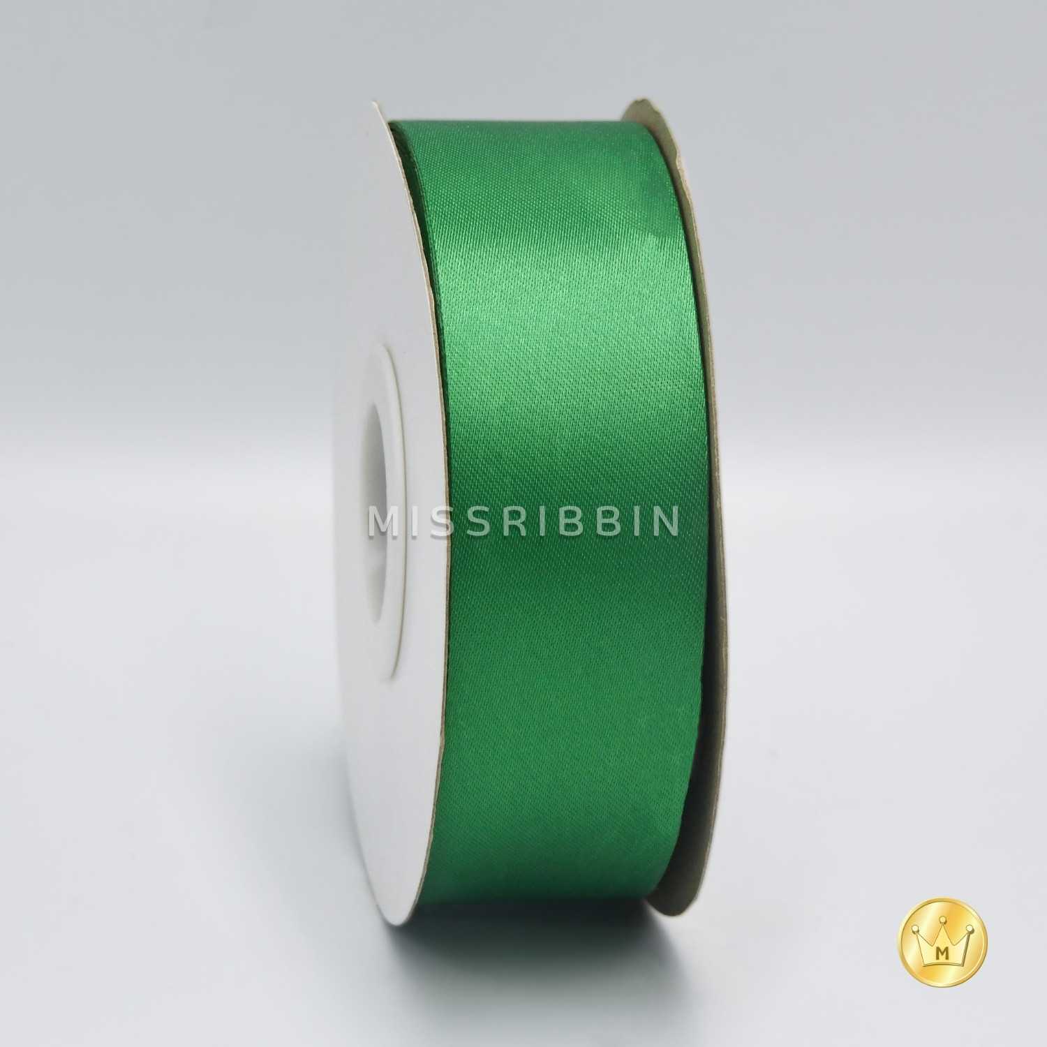 ริบบิ้นผ้าต่วน (สี 504) ม้วนยาว 50/200หลา ขนาด 12 15 21 30 40 50 60มม.