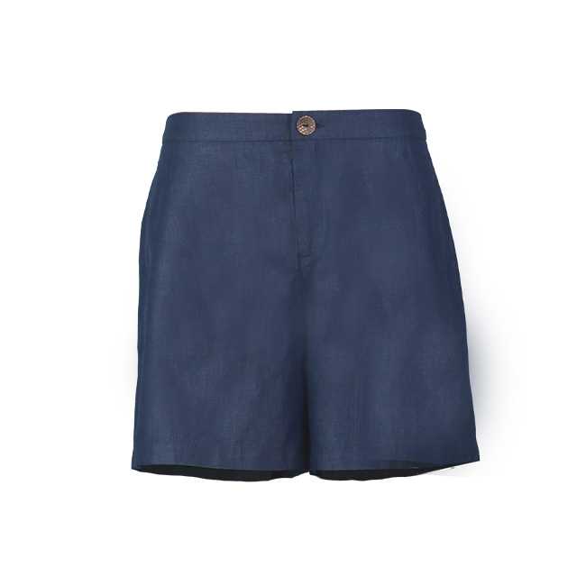 กางเกงขาสั้น ผ้าคอตตอนยีนส์ 100% Women's Denim Shorts