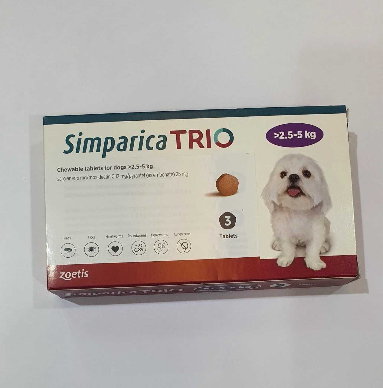 Simparica TRIO 2.5 - 5 kg